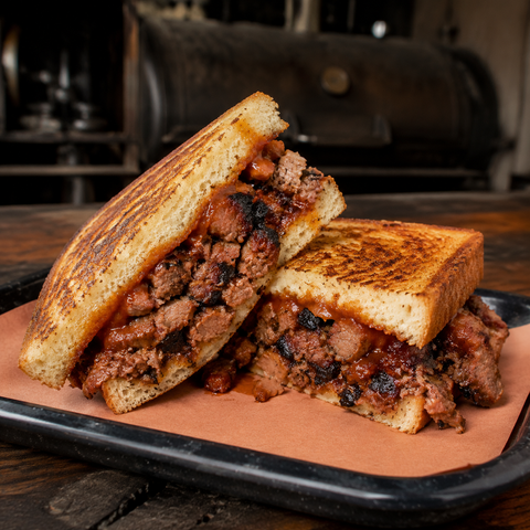 Chopped Brisket Sandwich
